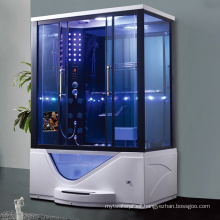 Aluminium Alloy Tempered Glass with TV Bathtub Jacuzzi Steam Shower